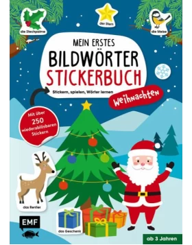 Mein erstes Bildwörter-Stickerbuch - Weihnachten