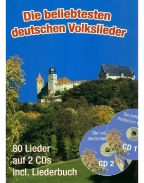 Die beliebtesten deutschen Volkslieder (A5 mit CDs)