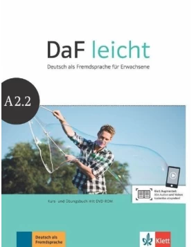 DaF leicht. Kurs- und Übungsbuch + DVD-ROM A2.2