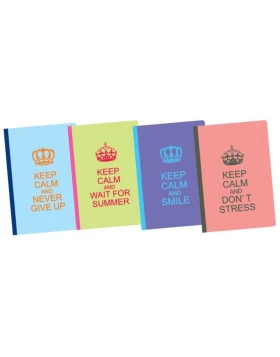 Τετράδιο flexi keep calm 17x25