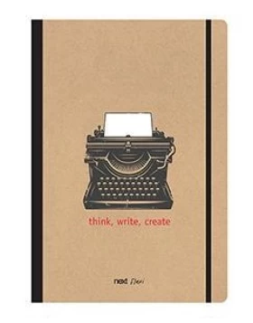 Heft flexi ,think, write, create, 17 x 25 cm