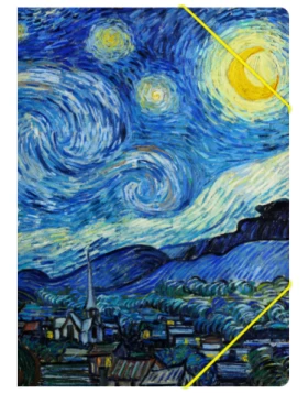 Ντοσιέ με λάστιχο A4, Van Gogh Starry night