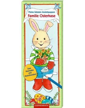 Meine liebsten Anziehpuppen - Familie Osterhase