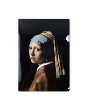 Ordner A4-Format, Mädchen mit einem Perlenohrring, Vermeer