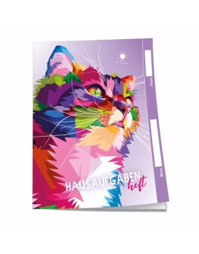 Hausaufgabenheft für Schlaue Color Cat