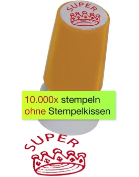 Siebdruck-Stempel Perpetuum, Krone super