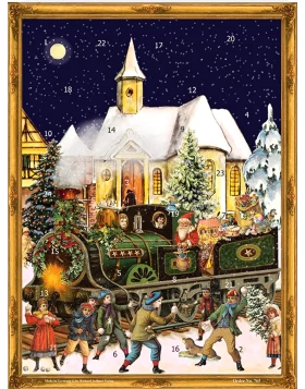 Adventskalender Weihnachtszug