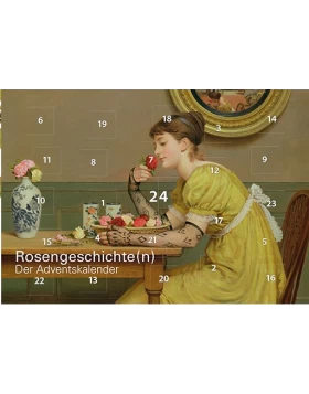 Adventskalenderkarte Rosengeschichte