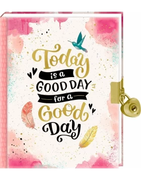 Tagebuch - Today is a Good Day for a Good Day (I love Paper) - Ημερολόγιο με κλειδαριά