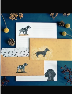 Briefpapier Set Hunde