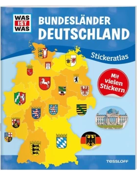 WAS IST WAS Sticker-Atlas Deutschland