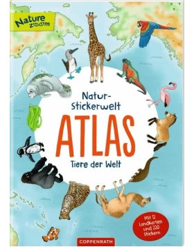 Natur-Stickerwelt - Atlas - Tiere der Welt