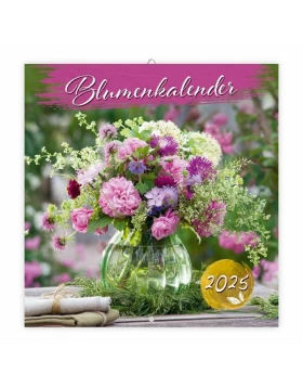 Broschürenkalender Blumenkalender 2025