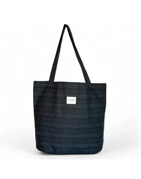 DE LA MUR shopper bag ριγέ 50 x 39 cm