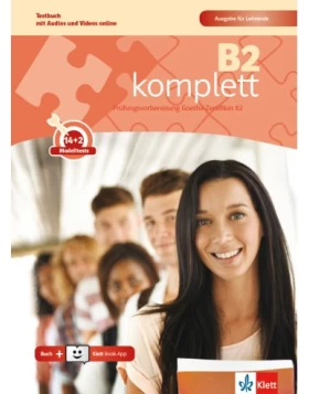 B2 komplett, Τestbuch-Ausgabe für Lehrende mit Audios & Videos online + Klett Book-App 