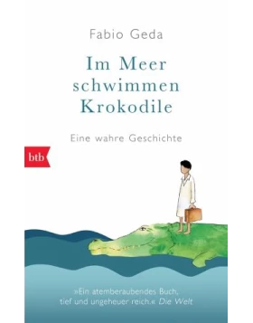 Im Meer schwimmen Krokodile