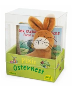 Pixis Osternest mit Stoffhase