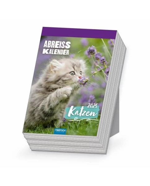 Abreißkalender Katzen 2025