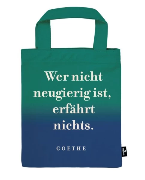 moses. libri_x Büchertasche Goethe - υφασμάτινη τσάντα βιβλίου