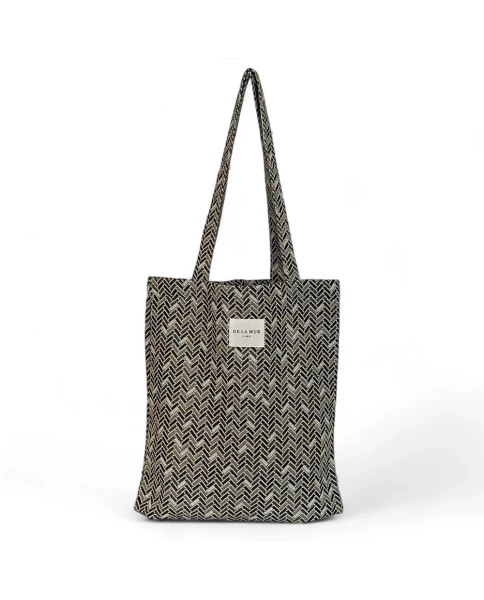 DE LA MUR tote bag brown 36 x 39 cm