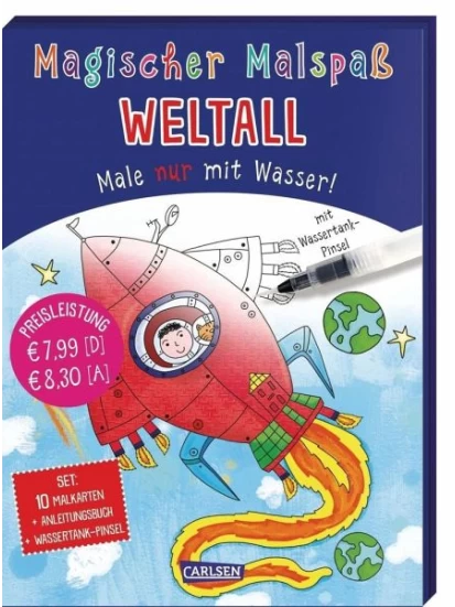 Magischer Malspaß: Weltall