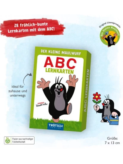 Der kleine Maulwurf Kartenset ABC Lernkarten- Εκπαιδευτικές κάρτες