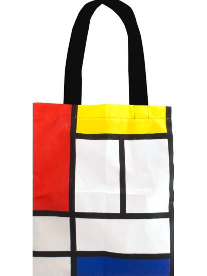 Υφασμάτινη τσάντα Mondrian, 35 x 46 cm - Baumwolltasche Luxe