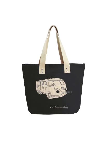 Υφασμάτινη τσάντα VW T1 Bulli Bus Canvas, 43 x 40 cm - Einkaufstasche Shopper