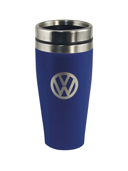 VW Edelstahl Thermo-Becher blau