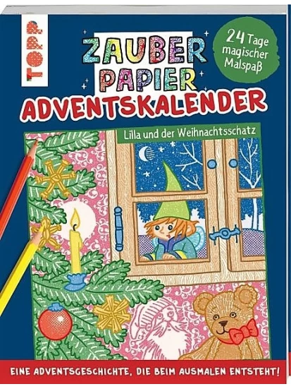 Zauberpapier Adventskalender - Lilla und der Weihnachtsschatz