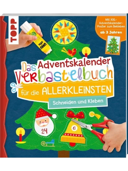 Das Adventskalender-Verbastelbuch für die Allerkleinsten