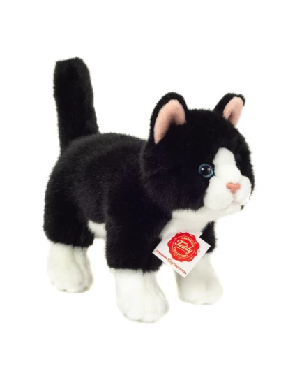 TEDDY HERMANN  Kuscheltier Katze stehend  20 cm