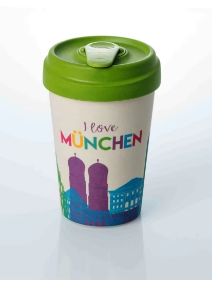 BambooCUP  Munchen Skyline, 14,5x10x10cm