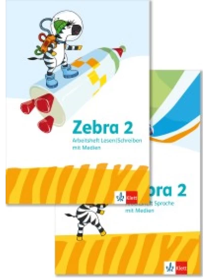 Zebra 2. Allgemeine Ausgabe. Paket: Arbeitsheft Sprache und Arbeitsheft Lesen/Schreiben Klasse 2