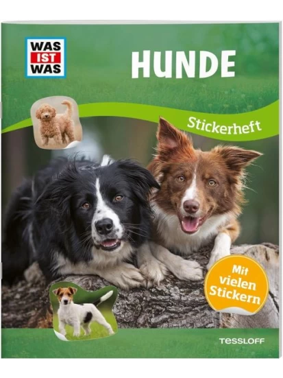 WAS IST WAS Stickerheft Hunde