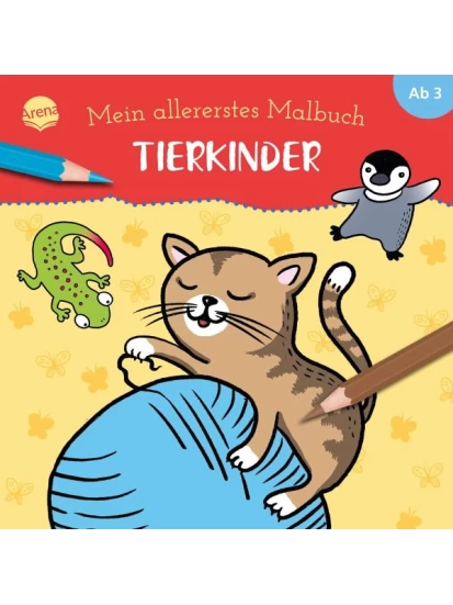 Mein allererstes Malbuch. Tierkinder