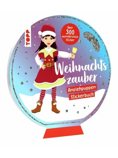 Anziehpuppen-Stickerbuch: Weihnachten