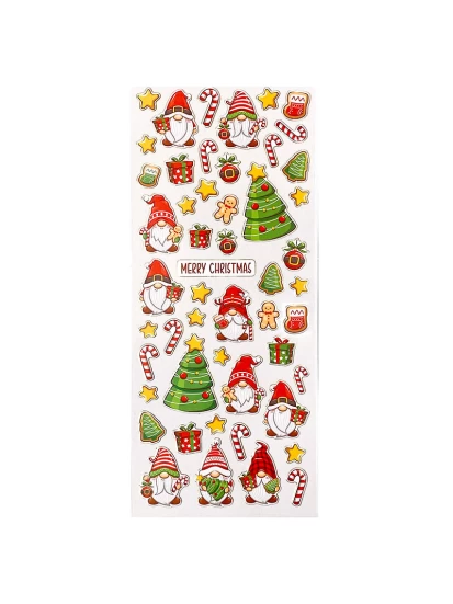 ΑΥΤΟΚΟΛΛΗΤΑ STICKERS 2402 XMAS GNOMES 31X11cm