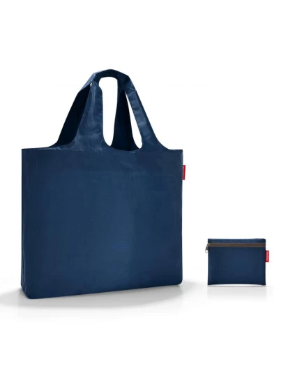 Πρακτική, ελαφριά τσάντα με φερμουάρ 20Χ16Χ2 - Reisenthel beachbag dark blue